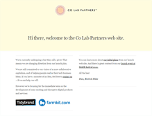 Tablet Screenshot of colabpartners.com